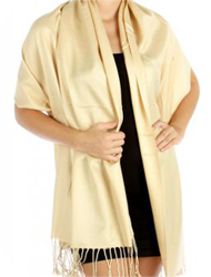 Pashmina Style Wrap - Beige