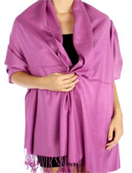 Pashmina Style Wrap - Crushberry Magenta