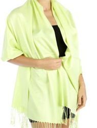 Pashmina Style Wrap - Key Lime