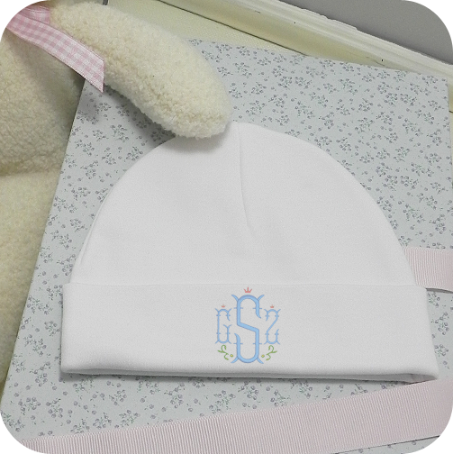 White Knit Baby Beanie Cap (Baby Hat)