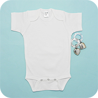 White Knit S/S Onesie