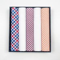 Mens Hankies 5-piece Gift Box Set