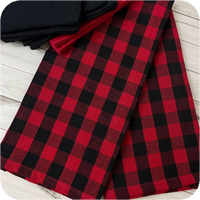 Red & Black Buffalo Check Kitchen Towel