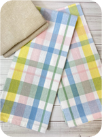 Sew Easter Plaid Kitchen Towel