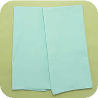 Solid Flat-Weave Kitchen Towel - Pale Aqua