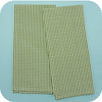 Mini Check Kitchen Towel - Kelly  Green