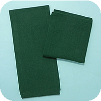 Solid Flat-Weave Kitchen Towel - Green