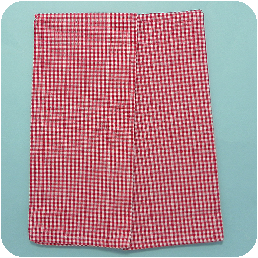 Mini Check Kitchen Towel - Red