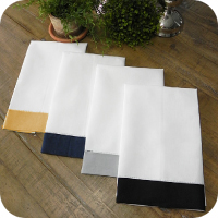 Linen Border Guest Towel - Luxury Neutrals