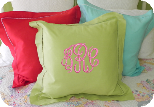 Solid Hemstitched Pillow Shams